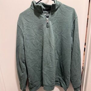 Croft & Barrow Men's Forest Green Zip-Up Sweater
